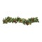 Melrose 6' x 11" Pine Magnolia Leaf and Berry Artificial Christmas Garland, Unlit